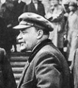 В.И.Ленин, Н.ККрупская, Т.Самуэли и А.Беленький на Красной Площали