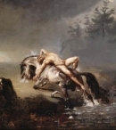 Орас Верне. Мазепа, привязанный к лошади. 1820-е гг.