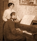 Мясковский_9_с Е. Копосовой-Держановской, 1915
