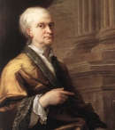 Один из последних портретов Ньютона (1712, Торнхилл)