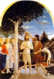 Крещение Христа. XV в. Национальная галерея, Лондон