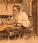 Портрет Л.Н. Толстого 1908 г.
