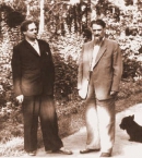 С академиком И.В. Курчатовым, 1958 г. Москва