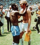 Пеле_4_с Бобби Муром на Чемпионате мира в Мексике, 1970 г.