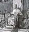 Франческо Петрарка на коронации