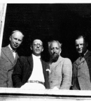 Прокофьев_18_С. Прокофьев, И. Стравинский, Э. Ансерме, П. Сувчинский в 1929