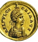 Монета с изображением Пульхерии