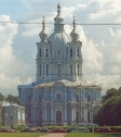 Собор Воскресения Словущего Смольного монастыря в Петербурге
