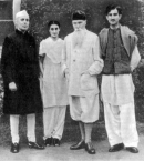 Рерих_12_Джавахарлал Неру, Индира Ганди, Николай Рерих. Кулу. Май, 1942