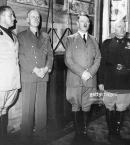 Риббентроп_13_с Чиано Галеаццо, Адольфом Гитлером и Бенито Муссолини