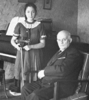 Ученица и профессор – Абрам Ильич Ямпольский и Лиля Бруштейн.