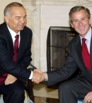 Ислам Каримов и Джордж Буш