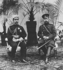 Чулалонгкорн и Николай II, Петергоф, 1897