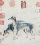 Чжу Чжаньцзи_2 «Пара салюки», 1427-1428 гг.