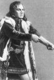 Рафаил Адельгейм в роли Ричарда III в спектакле Ричард III У. Шекспира