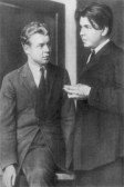 Сергей Есенин и Леонид Леонов (Москва, 1925 г.)