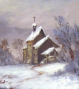 Храм XVII века в Новгородском музее Витославица