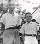 Голышев В.П._2 с отцом под Батуми, начало 1950-х гг.