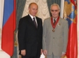 После церемонии вручения ордена За заслуги перед Отечеством II степени, Владимир Путин, Арнольд Кац