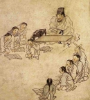 Ким Хон До_7 картина «Учитель и ученики»