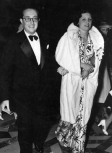 На премьере фильма с женой. 1946 год.