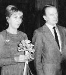 Мария и Жика Митрович на венчании, 1984 г.
