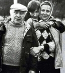 Елена Санаева с мужем и сыном
