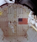 STS-37: Росс и Эпт (справа) в грузовом отсеке