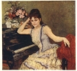 Портрет пианистки МЕНТЕР Софии, 1887 г. Кисти Репина И.Е.