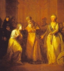 Миропомазание великой княгини Елизаветы Алексеевны. Мошков, 1795 год. 