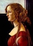 Портрет работы Сандро Боттичелли, 1475 г.