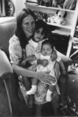 Жена Веда и две дочери, 1988 г.