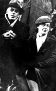 Сергей Яковлевич Эфрон с дочерью Алей. Кисловодск, декабрь 1937 г.