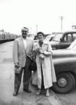 Фил Брайдер и Дорин Кимура где-то в северном Онтарио в 1958 году