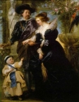 Рубенс, его жена ФОУРМЕНТ Елена и их сын