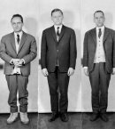 Чеслав Боярский, Алексей Шувалов, Антуан Довгье после ареста 21 января 1964