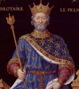 Хлотарь I (изображение из Национальной библиотеки Франции). 