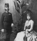Альфонсо XII и его вторая жена Мария Кристина, 1885