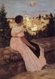 Розовое платье, 1864 г.