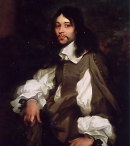 Мужчина с черными лентами, 1657-1658