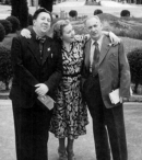 Г.А.Абрамов, В.И.Красовицкая и В.А.Бунчиков, 1950 годы.