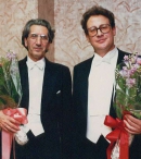 С Евгением Нестеренко после концерта в Осаке (Япония) 13.10.1986