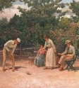 Игра в крокет, 1890-е гг