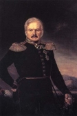 ЕРМОЛОВ Александр Петрович. Портрет. Автор - Захаров-Чеченец, 1843 г.