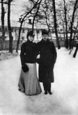 Толстой Михаил Львович с женой Линой (Глебовой)