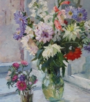 Цветы на окне. 1957