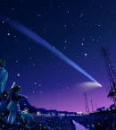 Кагая Ютака_9 Картина «Comets, beautiful travelers» из серии «Space»
