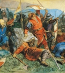 Арбо_5_Смерть святого Олава в битве при Стиклестаде