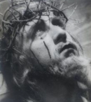 фотопортрет актера Абеля Ганса в образе Иисуса Христа (1930)