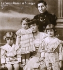 Шарль Бельгийский_2 с родителями, братом Леопольдом и сестрой Мари Жозе